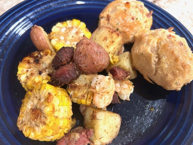 easy sheetpan shrimp boil